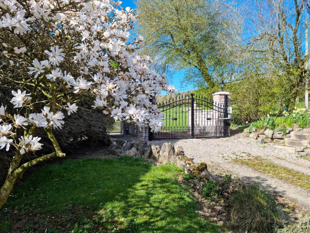 Riverside Cabin At Pen-Y-Bont Mill Hotell Oswestry Exteriör bild